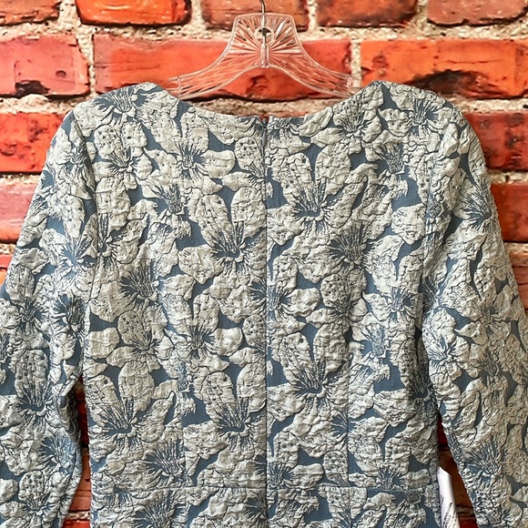 JS Collections Remi Sweetheart Column Gown in Slate Blue - Picture 17 of 17